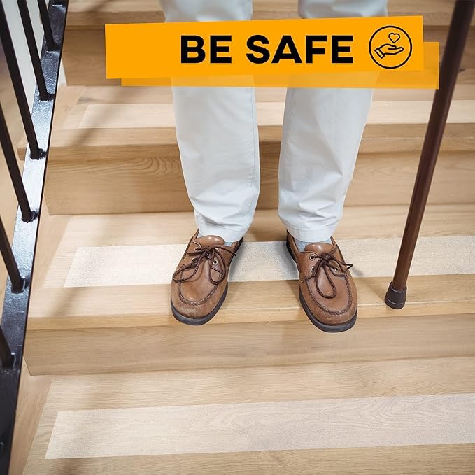 Anti Slip Tape, Griptape, Transparent Grip Tape Non-Slip Adhesive Tape Indoor/Outdoor Stair,Tubs, Boats, Safety Grip Tape Non Skid Roll for Stair Steps (#00Clear, 2 Inch x 35 Feet) #00Clear
