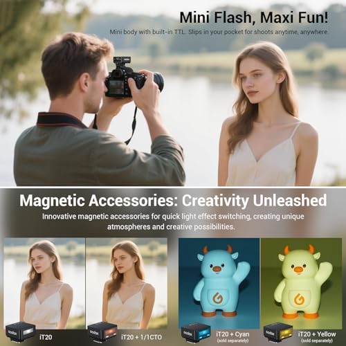 Godox iT20-S Mini TTL Camera Flash for Sony with Diffuser Godox IT20-S
