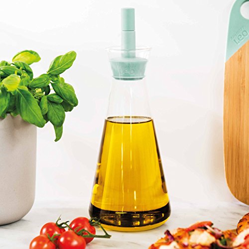 Berghoff Glass Oil Dispenser, Drip Stop Bottle with Infusion Chamber 18.2 Ounces Colourful