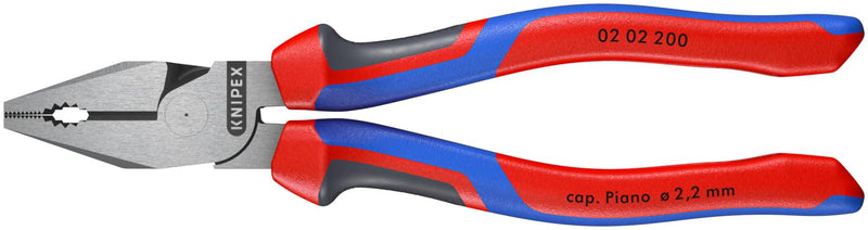 KNIPEX Tools - High Leverage Combination Pliers, Multi-Component (202200), 8 inches