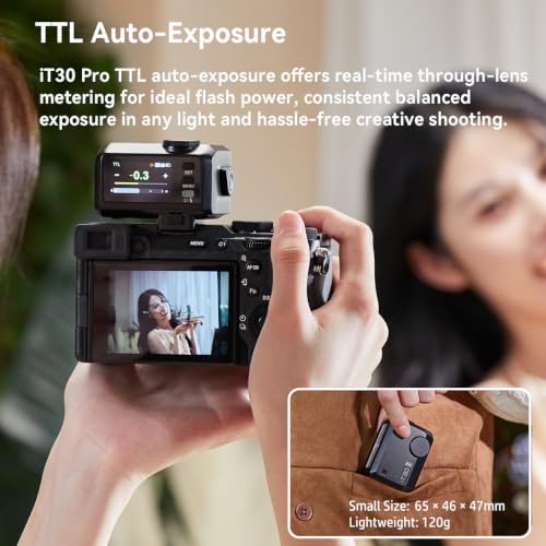 Godox iT30Pro S Mini Camera TTL Flash for Sony ZV-E10 A7CII A7M4 A6700 A7R5 IT30pro for Sony