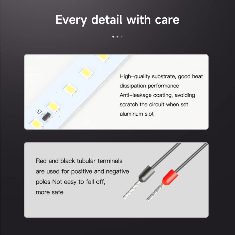 Creality Official Ender 3 V3 SE/KE LED Light Bar Kit, 3D Printer LED Lights Bar Kit 24V 5W Energy and Power Saving Easy Installation Soft Light No Strobe for Ender 3 V3 SE/Ender 3 V3 KE 3D Printer LED Light For Ender 3 V3 SE/KE