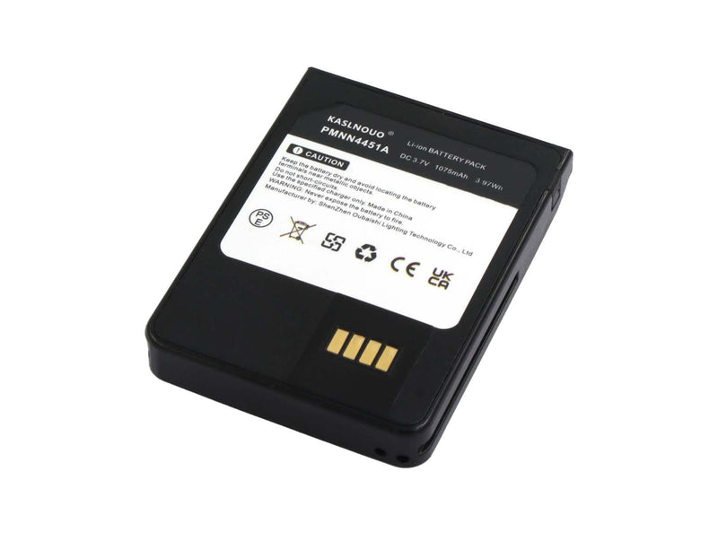[Australia - AusPower] - 2-Pack Replacement Battery Compatible with Motorola Minitor 6 Pager Minitor VI Pager PMNN4451, PMNN4451A 3.7V 1075mAh 