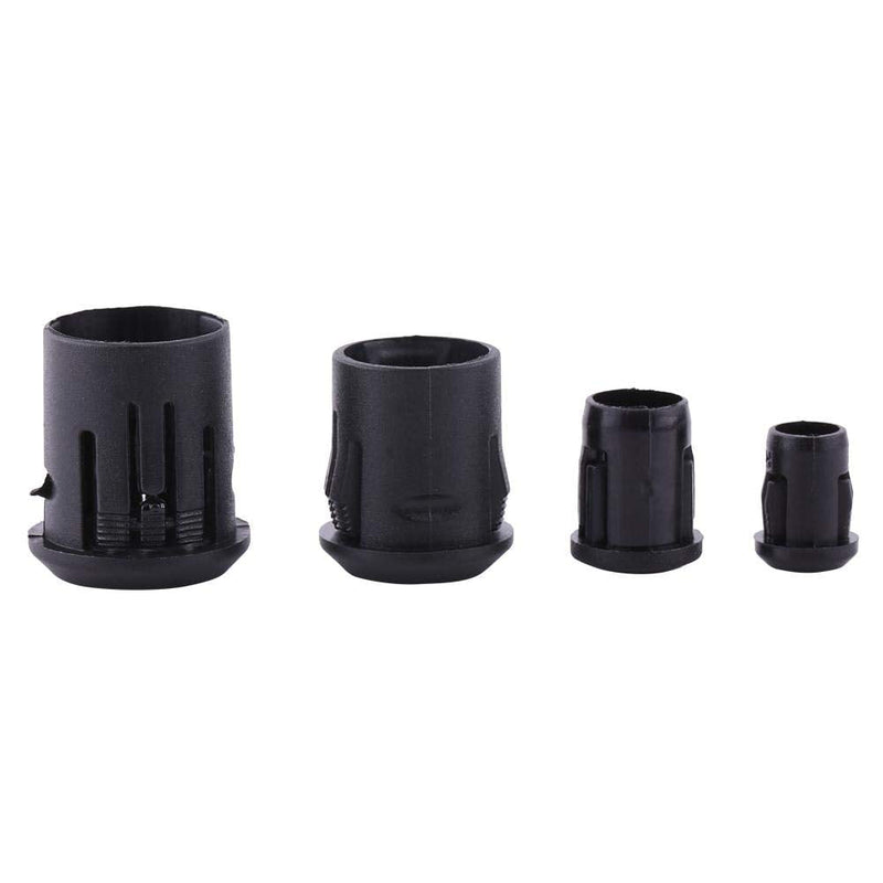 [Australia - AusPower] - 50Pcs LED Lamp Socket Diode Holder Plastic Black Clip Bezel Mount Useful (5mm) 5mm 
