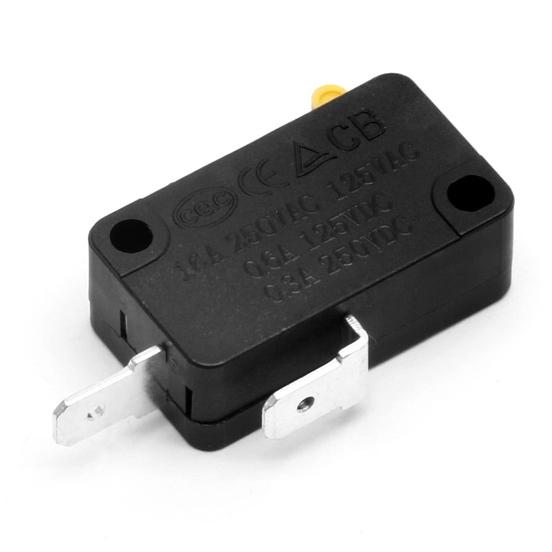 [Australia - AusPower] - 1 Pcs KW3 Snap Action Switch 125V/250V,Micro Limit Switch for Air Fryer Microwave Vacuum Cleaner Coffee Machine(Normally Open) 1 