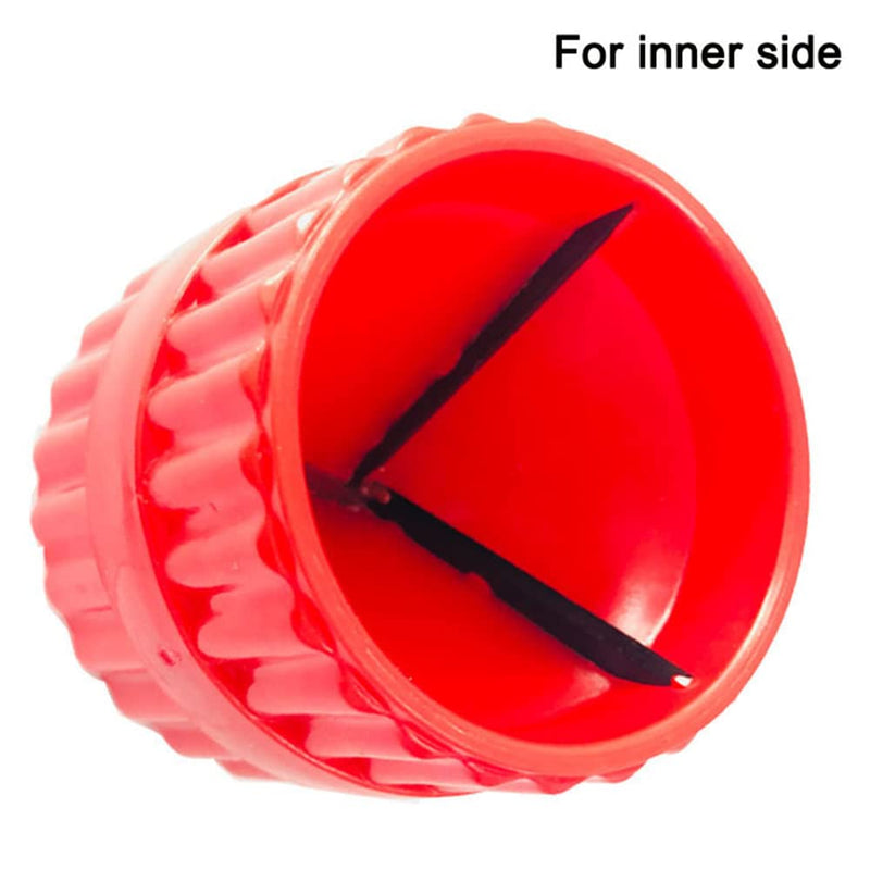 [Australia - AusPower] - ATB-Foger 2 in 1 Deburring Plastic Universal Copper Pipe Pipes Deburring Inner External Cutter for Copper Aluminium and Soft Steel Tubes Indoor and Outdoor 5-38 mm 