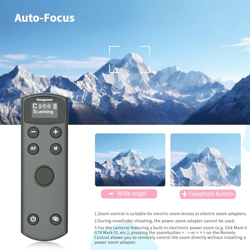 for Canon Rechargeable Camera Remote Control,Wireless Shutter Release Rechargeable for Canon