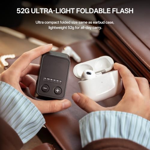 VILTROX Z2 TTL Camera Flash, Foldable Camera Speedlite (for Fujifilm) for Fujifilm