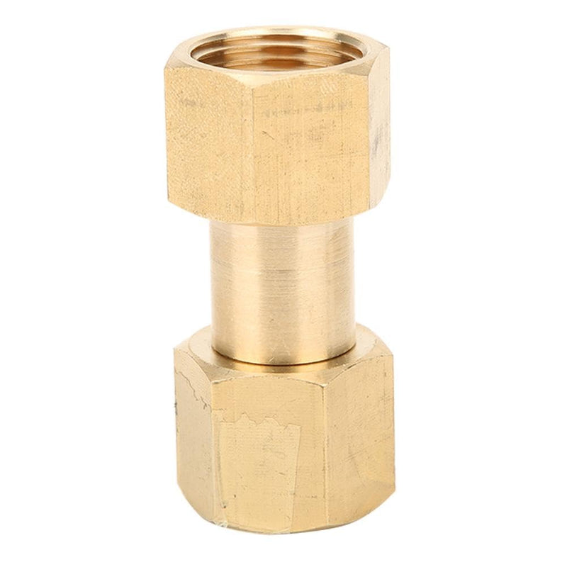 [Australia - AusPower] - Brass Cylinder Adaptors, Thread CGA580 to CGA320 CO2 Cylinder Inlet Adapter Carbon Dioxide Tank to Argon Flowmeter Regulator Fittings 
