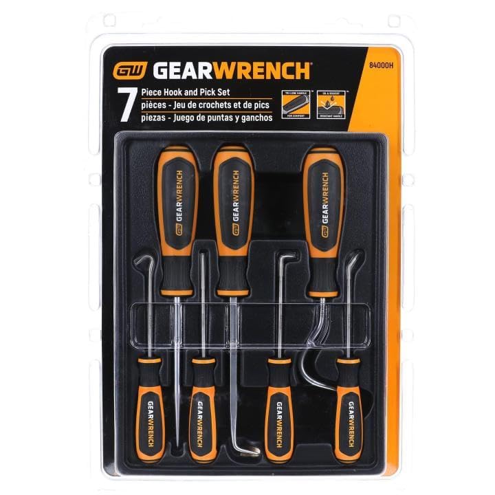 [Australia - AusPower] - GEARWRENCH 7 Pc. Hook & Pick Set - 84000H 7 Pc. Set New Version 