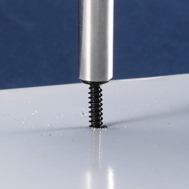 [Australia - AusPower] - #8 x 1" Sheet Metal Screws 100PCS 410 Stainless Steel Hex Washer Head Tek Screws Fast Self Tapping Screws Black Oxide by SG TZH #8 x 1" 