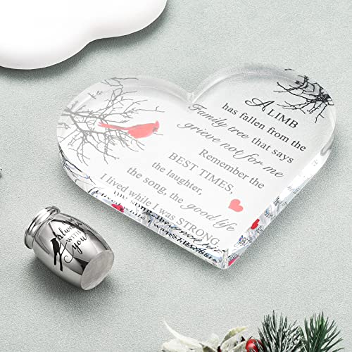 Cardinal Medium Urns for Adult Female Memorial Gifts - Keepsake Urns for Ashes Cardinal