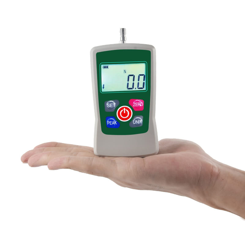 [Australia - AusPower] - 500N Digital Force Gauge High-Precision Push-Pull Meter for Tension & Compression Testing (N, kg, lb, oz) Real-Time/Peak/First Peak Modes Ideal for Quality Control & Material Testing 500N 
