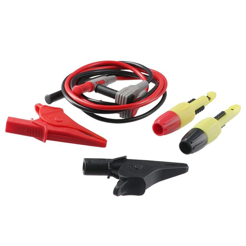 [Australia - AusPower] - 6pcs Multimeter Test Leads Kit,Banana Plug Leads with Heavy Duty Alligator Clips,Wire Piercing Probe Clips,Piercing Clip for Automotive Repair 