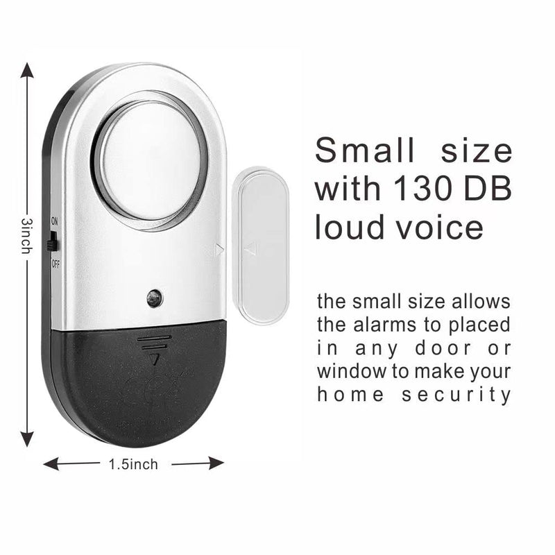 Window Alarm Sensors Door Alarms for Kids Safety , Home Security for Pool, Burglar Alarm, Dementia Patients Open (10Pack) 10pack