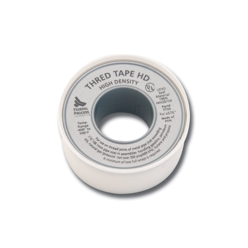 Gasoila PTFE Thread Seal Tape – Professional-Grade, 3/4 Inch x 288 Inch, High-Density Thread Tape for Plumbing, HVAC, Gas Lines, Water Pipes, and Air Compressors – Leak-Proof Seal, Non-Toxic 3/4 Inch x 288 Inch Roll- 1 Pack