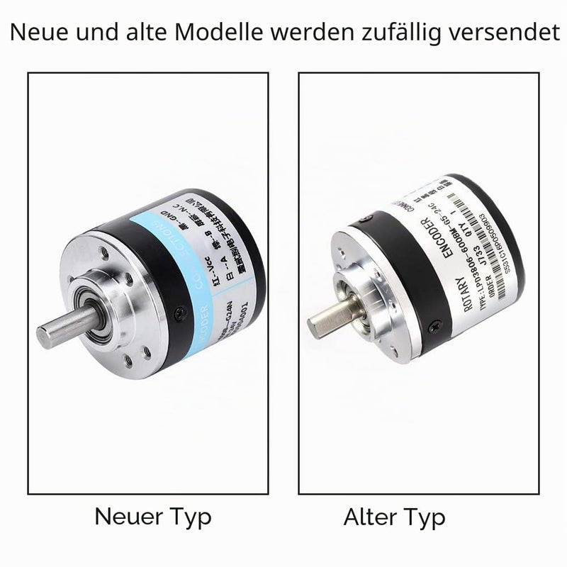 Ejoyous Incremental Rotary Encoder 600p/r, DC5-24V Input Voltage Range, 6mm Axis, Incremental Rotary Encoder