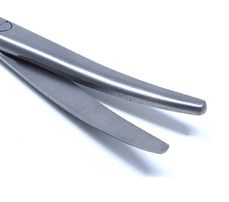 [Australia - AusPower] - Metzenbaum Dissecting Scissors with Gold Rings- Long Slim Precision Scissors made of Medical Grade Premium Quality Stainless Steel (7" Curved) 7" Curved 