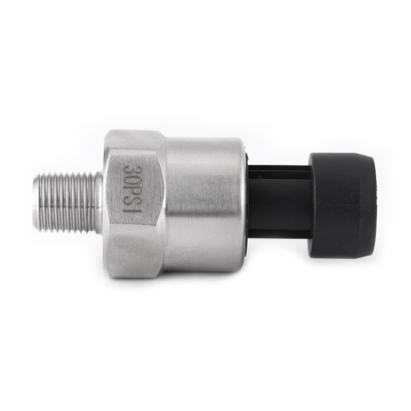 [Australia - AusPower] - 0.5-4.5V Output Stainless Steel Pressure Transducer Sender,1/8NPT SS Pressure Sensor with Connector Oil Pressure Sensor for Oil Fuel Air Water (30PSI) 30PSI 