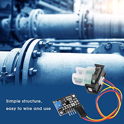 Turbidity Sensor Module - Water Quality Monitor Particles Sensor -Turbidity Sensor Level Tester Water Quality Monitoring Sewage Turbidity Value Detection Module TSW-20M