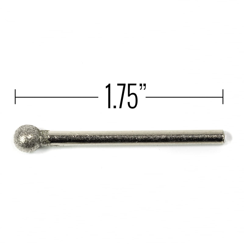 [Australia - AusPower] - 12pc Universal Diamond Burr Bit Set 1/8" Shank for Rotary Tool 150 Grit 