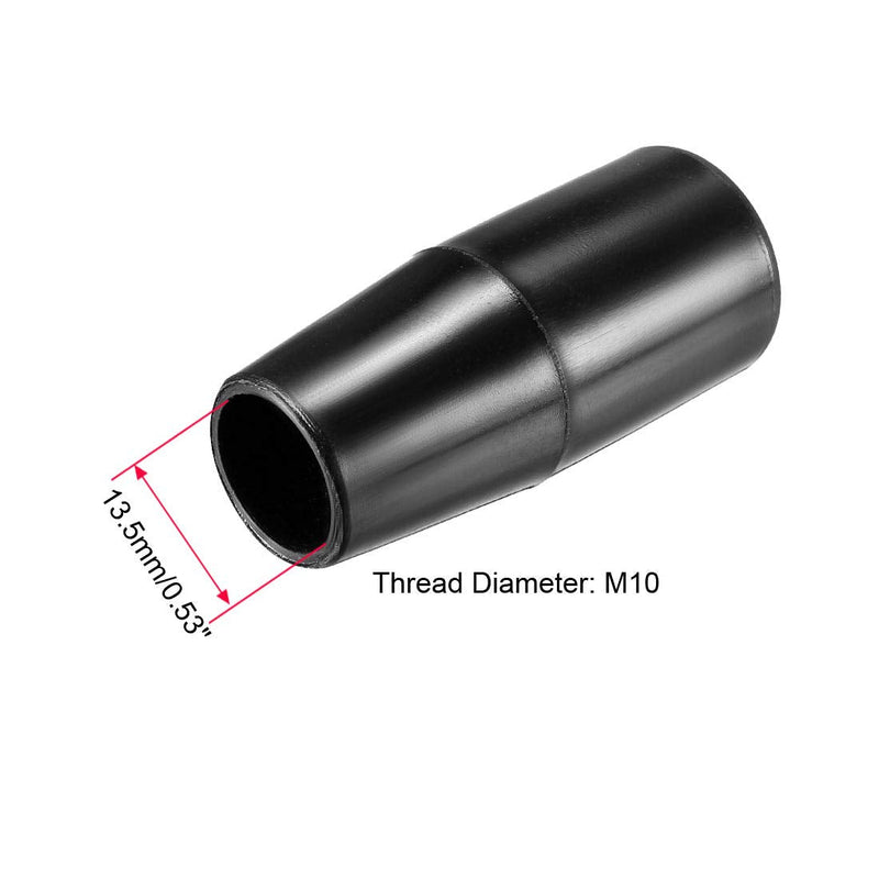[Australia - AusPower] - uxcell Handwheel M10 Female Thread Hand Grip Handle Plastic 50mm Length 9 Pcs 
