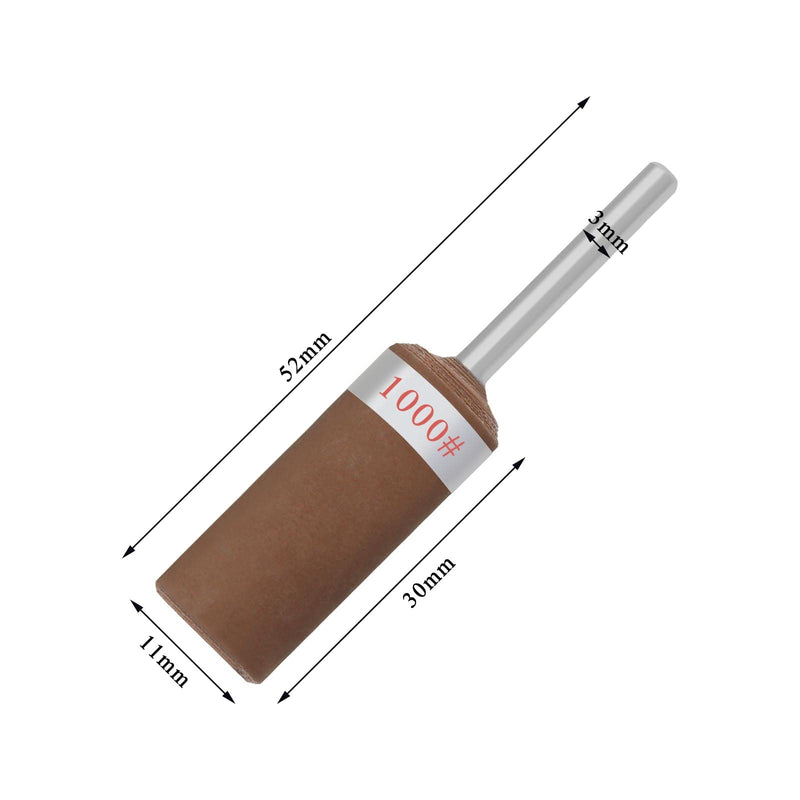 [Australia - AusPower] - SG Store Pack of 10 Sandpaper Sanding Head Sandpaper Rod Sanding Belts Sleeves Sanding Wheel Woodworking Polishing Tool 180-7000 Grit 180-7000 Körnung 