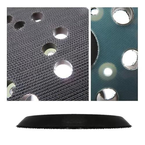 2 x Sanding Discs 125 mm , Sanding Disc Random Orbital Sander as Replacement Part Support Plate Pad for Makita BO5031, M9204, BO5021, BO5041743081-8 for DeWalt 151281-08 DW4388r, 8-Hole