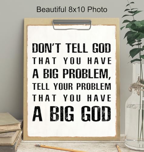Everything Happens for a Reason Trust God Christian Wall Art Poster