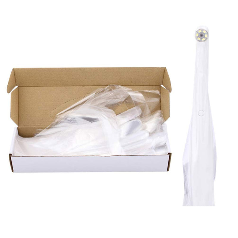 [Australia - AusPower] - Disposable Dental Intraoral Camera Sheaths 500pcs Sheaths Camera Covers Plastic Endoscopes Sleeves Replacement 