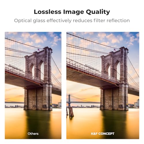 K&F CONCEPT 67mm ND64 ND Lens Filter (6-Stop Fixed Neutral Density Filter)