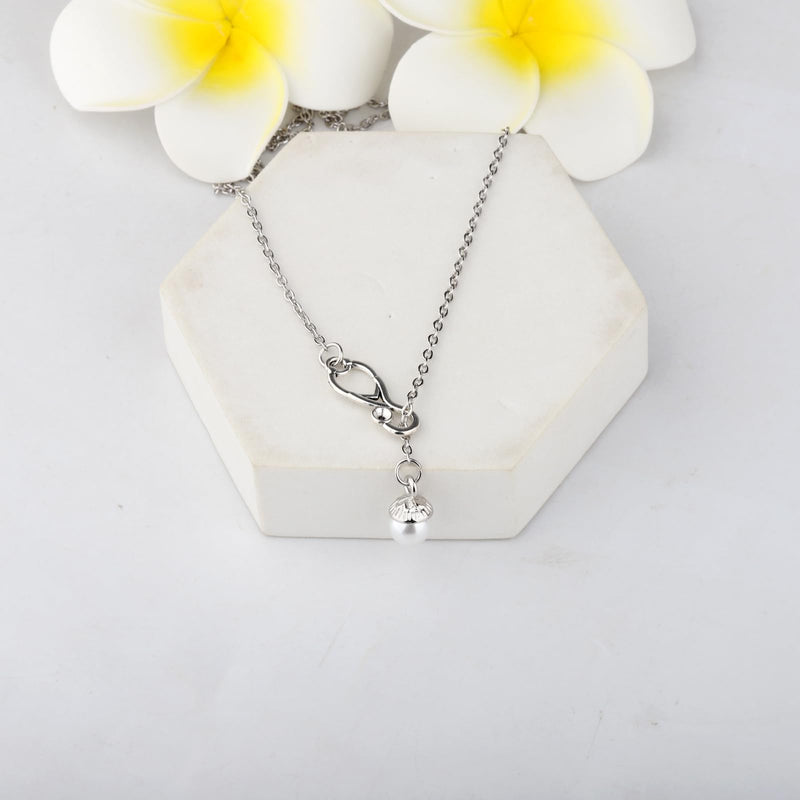[Australia - AusPower] - MAOFAED Nursing Instructor Gifts, Stethoscope Necklace, Appreciation Gift for Preceptor,Teacher, Nursing Educator(nursingInstructor) 