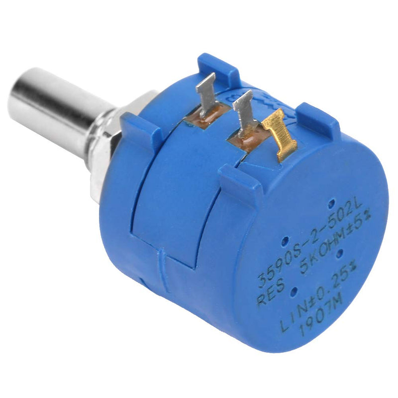 [Australia - AusPower] - Multiturn potentiometer 3590S-2-502L 5K ohm adjustable winding resistance Precision multiturn potentiometer 