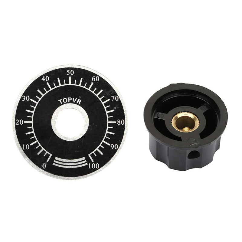 [Australia - AusPower] - Digital Dial Scale Potentiometer Knob, MF-A03 Potentiometer Knob, 10 Pieces Replace for DIY Potentiometer 
