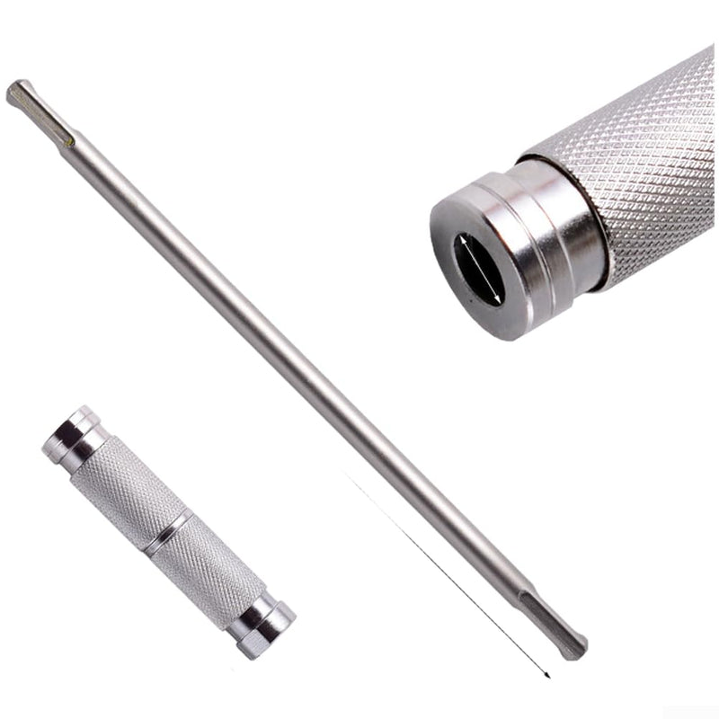 SDS Plus 26cm Extension Bar with Quick Release Hammer Drill Adapter Designed for Quick Tool Locking and Compatibility with Various Drill Round Shanks