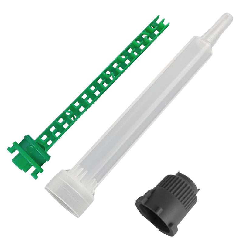 [Australia - AusPower] - 40 Pieces Epoxy Mixing Nozzle Tip Resin Mixer Adhesive Gun Applicatior for 50ml/1.7oz(16-Element, 3.62inch, 1:1 & 2:1 ratios) 