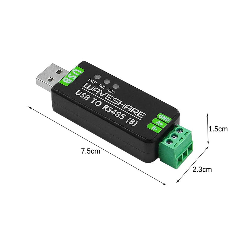[Australia - AusPower] - CENPEK USB to RS485 Converter with Original CH343G and SP485EEN Built-in Lightning Protection Tube, Resettable Fuse, ESD and TVS Protection Circuits 