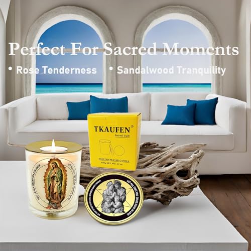 Our Lady of Guadalupe Rose Fragrance Candle 50H