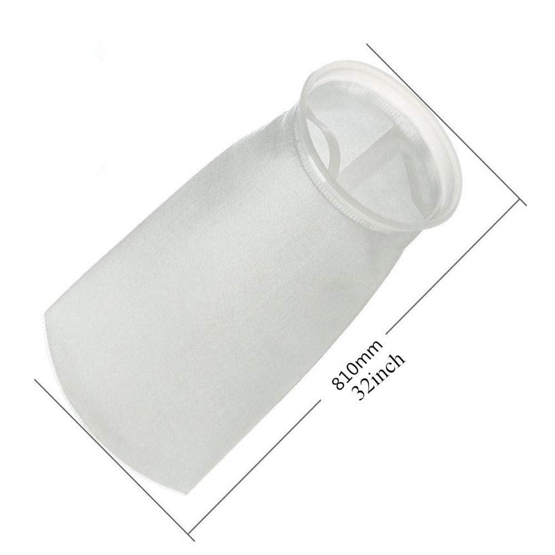[Australia - AusPower] - 7 Inch Ring by 32 Inch Long Felt Filter Sock Bags 1 Micron - Industry,Chemical, Water Liquid Filters -1Pack (1 Micron) 