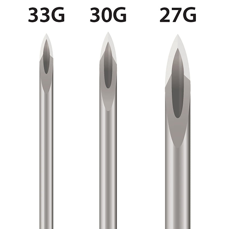 [Australia - AusPower] - Practicon 33G X-Short Dental Needle, 100/Box 