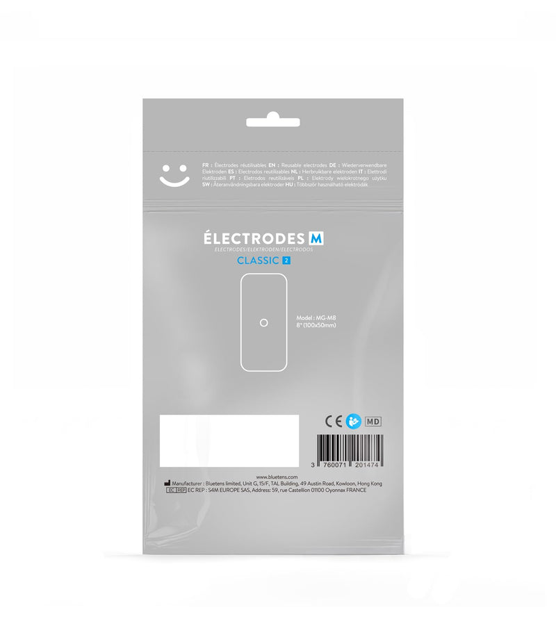 Bluetens Classic 2 M8 - Pack of 8 Electrodes M Blue