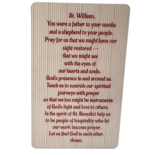 St William Pewter Medal USA Made on a Steel Chain with Holy Card Boxed Set