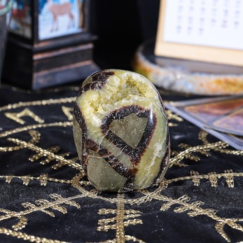 Natural Septarian Dragon Stone Geode Healing Crystal Geode Decor 0.22-0.44lb(100g-200g)