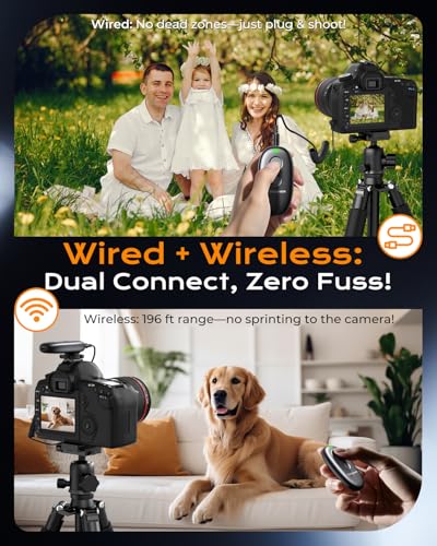 for Sony Camera Rechargeable Remote Shutter Release Wireless Remote Control