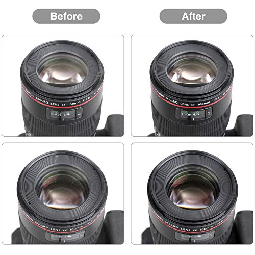 14-in-1 Camera Lens Cleaning Kit - Mirrorless & DSLR Sensor Cleaning Kit for Canon, Sony, Nikon Including Lens Blower, Detergent, Swabs, Cloth, Pen, Brush 14 IN 1