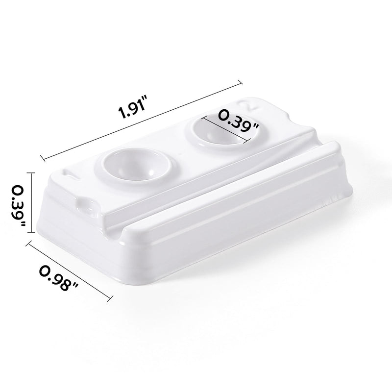 [Australia - AusPower] - JMU 200 Pcs Disposable Dental Mixing Well -2 Wells Mini Mixing Trays 