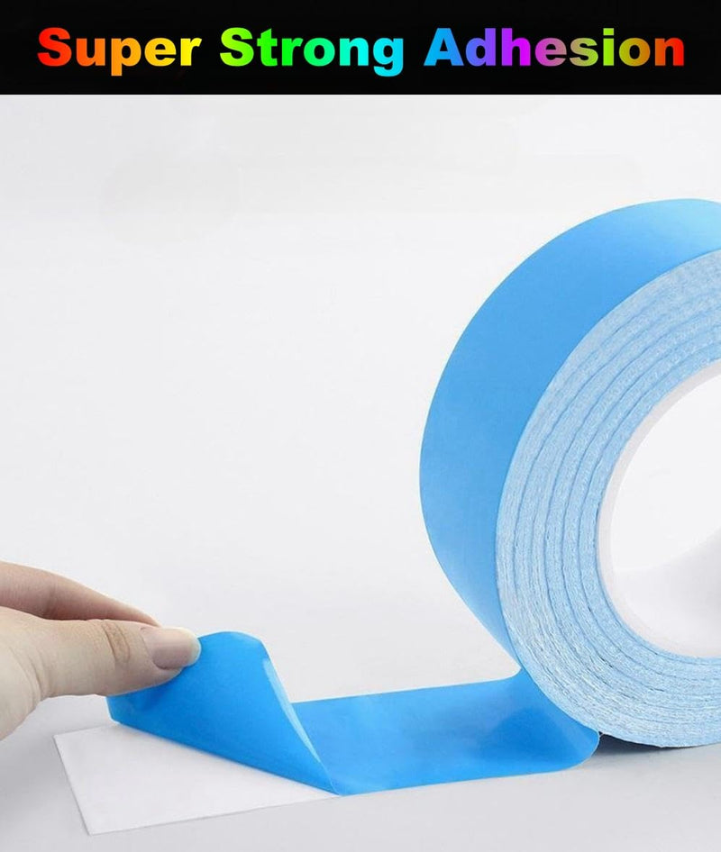 Double Sided Tape Heavy Duty 2 inch x 50FT Thermal Adhesive Tape Insulation/ High Temp Resistant Two Sides Super Sticky Fabric Tape for Mount Heatsink, DIY Crafts Make, Fixed Carpet, Woodworking Item 2inch x 50 Feet