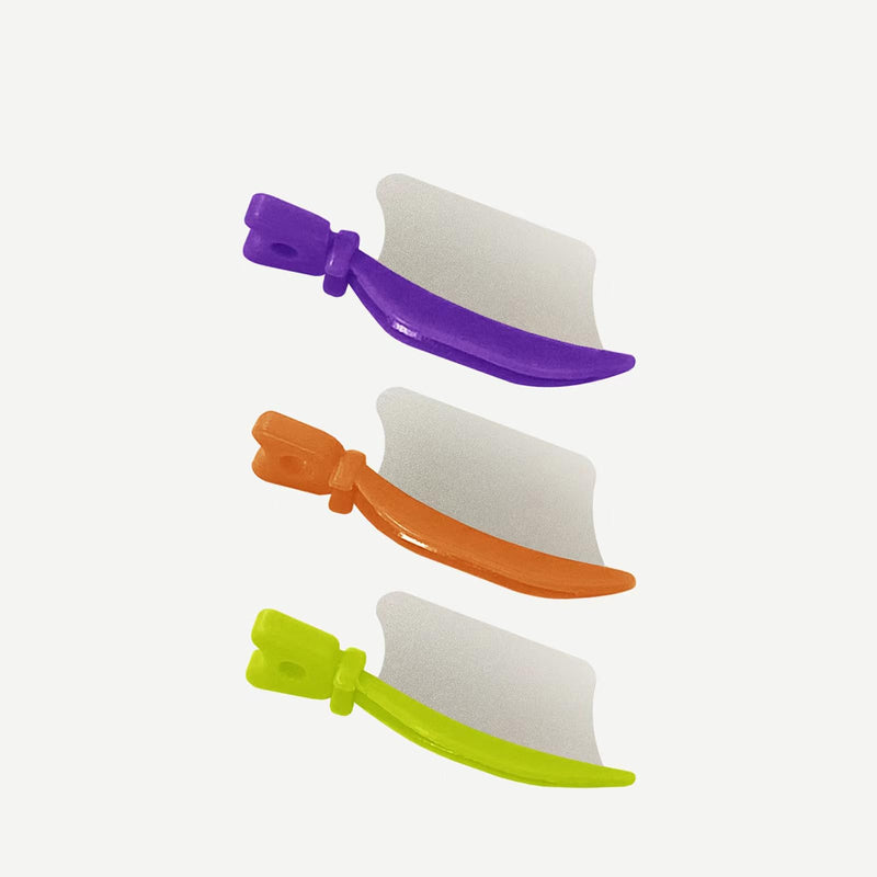 [Australia - AusPower] - Dental Wedge Knife, Dental Interproximal Plastic Wedge, Dental Wedge Guard with Metal, Dental Plastic Wedges Orthodontic Matrix Wedges for Teeth Interproximal Area. (Green S) Green S 