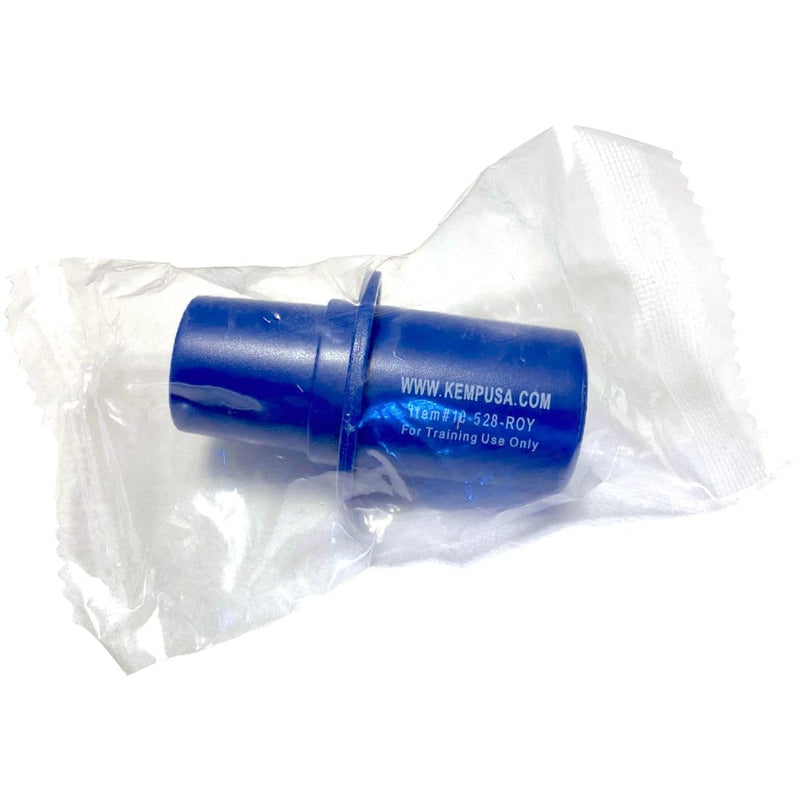 [Australia - AusPower] - Kemp USA Adult and Child CPR Mask with Training Valve for CPR Training Classes - 10 Sets of Masks and Disposable Training Valves 