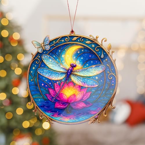Dragonfly Gifts for Women – Inspirational and Spiritual Dragonfly Decor, Women Birthday Gifts, Valentine’s Day Gift, Christmas Ornament